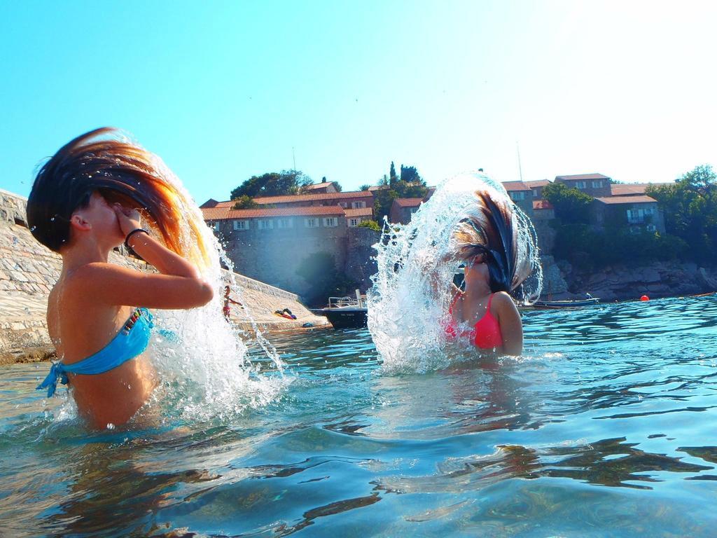 Apartments Slavica Jovanovic Sveti Stefan Esterno foto